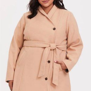 TORRID Camel A Line Coat
